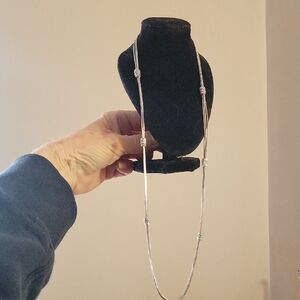 Elegant Vintage NAPIER Triple Strand  Necklace